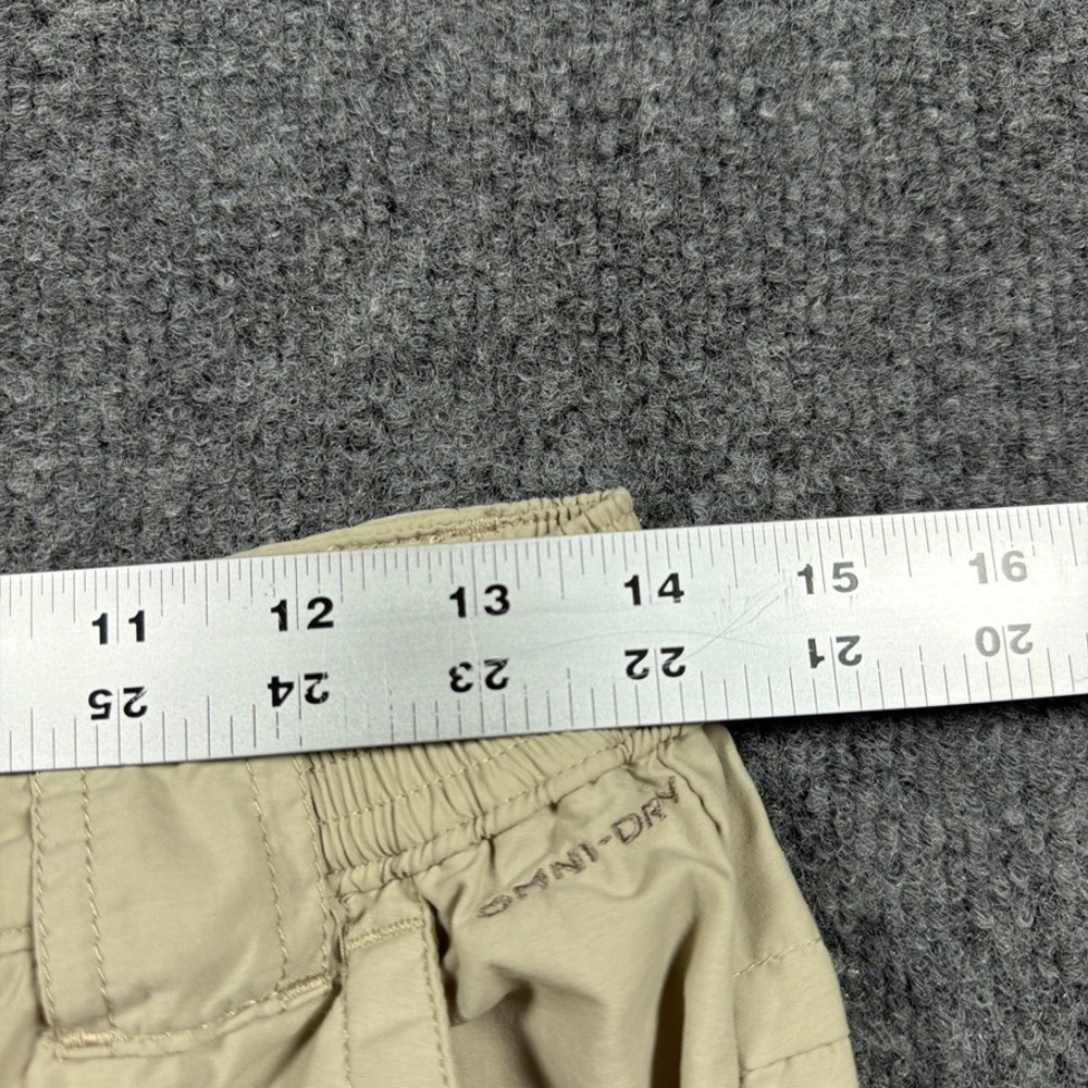 Columbia Convertible Cargo Pants Womens S Khaki Titanium Omni-Dry Zip Off Hiking - Picture 9 of 15